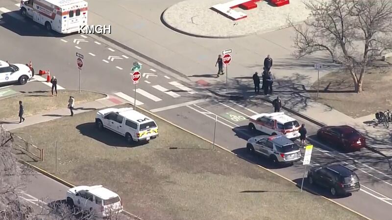 Denver police responded to reports of a shooting at East High School on Wednesday, March 22,...