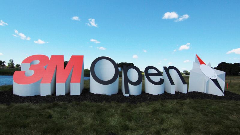 FILE - Scott Piercy shot a 6-under 65 to share the 3M Open lead with Sungjae Im after a windy...