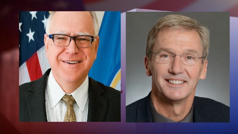 Tim Walz and Scott Jensen