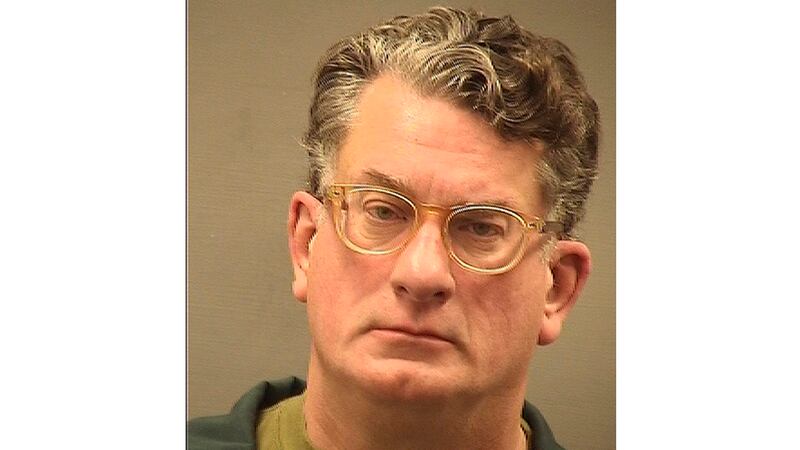 This image provided by the Alexandria Sheriff's Office shows James Gordon Meek in his booking...