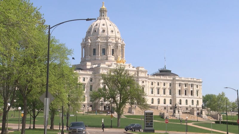 Minnesota Capitol during the Springtime