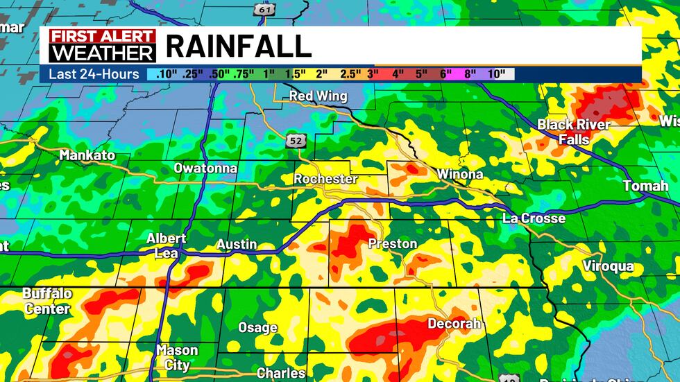 Rainfall amounts