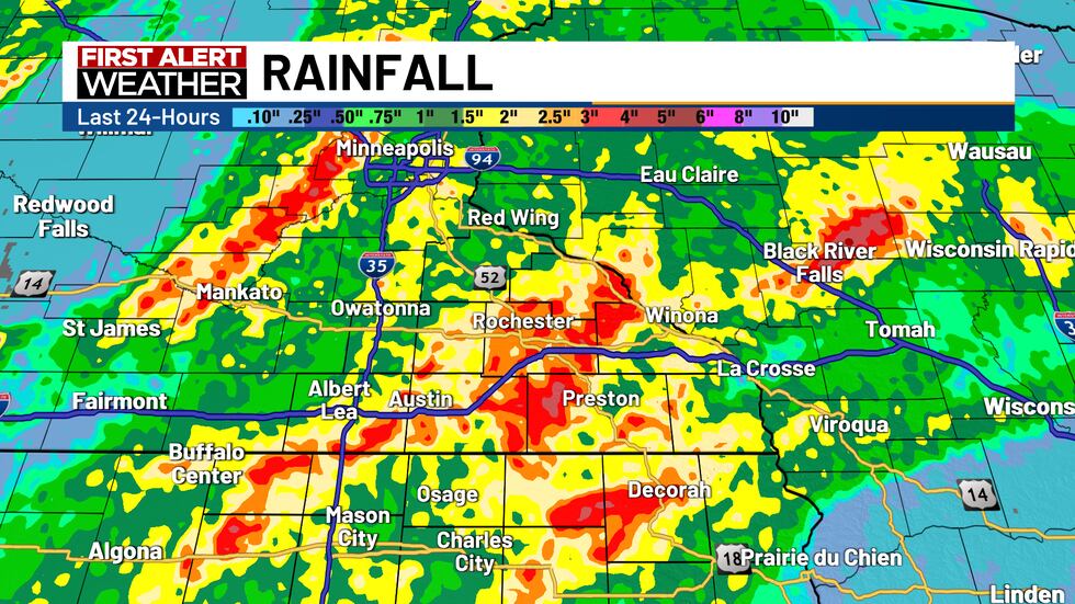 Radar 24 Hour Rainfall