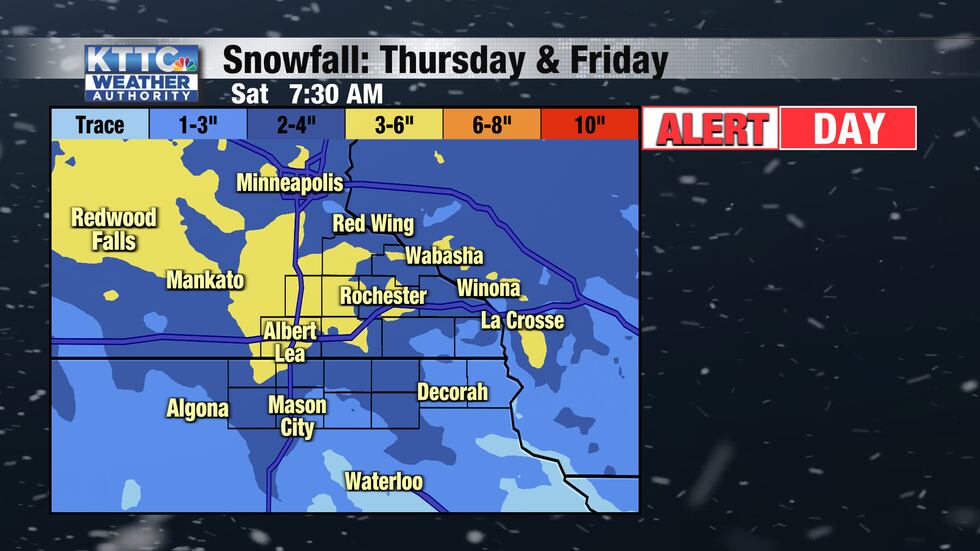 snow totals