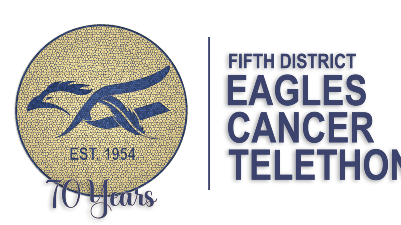 Eagles Cancer Telethon 70th logo